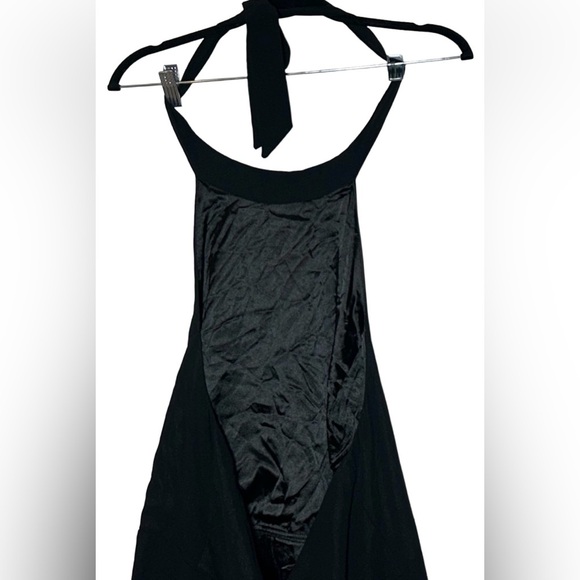 NWT Lulus Captured Your Heart Black Halter Maxi Dress, Side Slit, Plus Size 3X - Picture 8 of 16